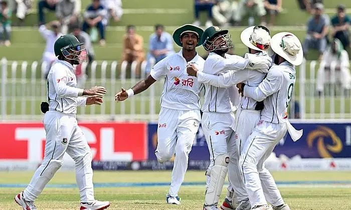 Bangladesh won the 1st test vs Pakistan and made history