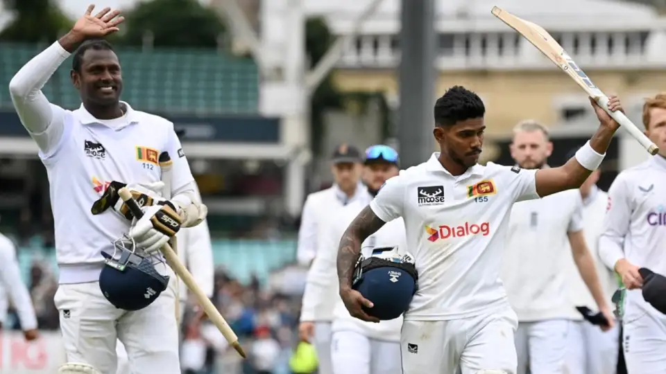 Angelo Matthews and Pathum Nissanka, Sri Lanka won the 3rd test vs England