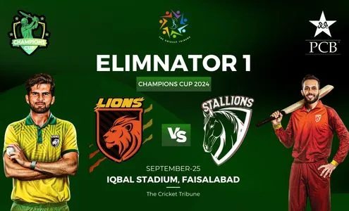 Champions One-Day Cup 2024, Eliminator 1, Lions vs Stallions