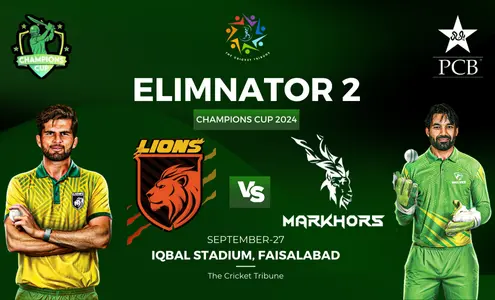 Champions One-Day Cup 2024, Eleminator-2, Lions vs Markhors