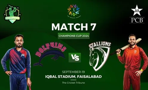 Champions One-Day Cup 2024, Match-7, Dolphins vs Stallions