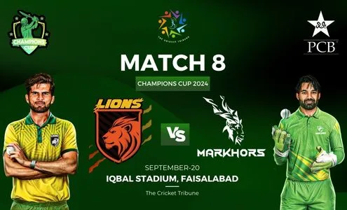 Champions One-Day Cup 2024, Match-5, Lions vs Markhors 