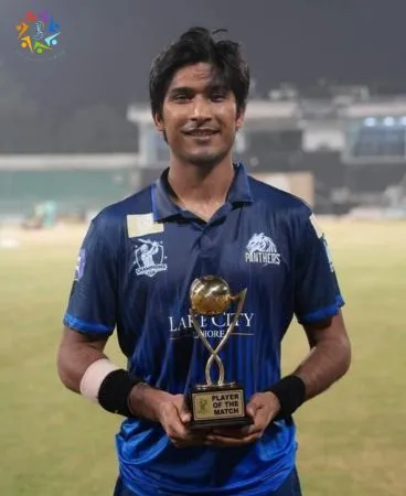 Muhammad Husnain Man of the Match in Champions One-Day Cup 2024 for his 5 wickets haul