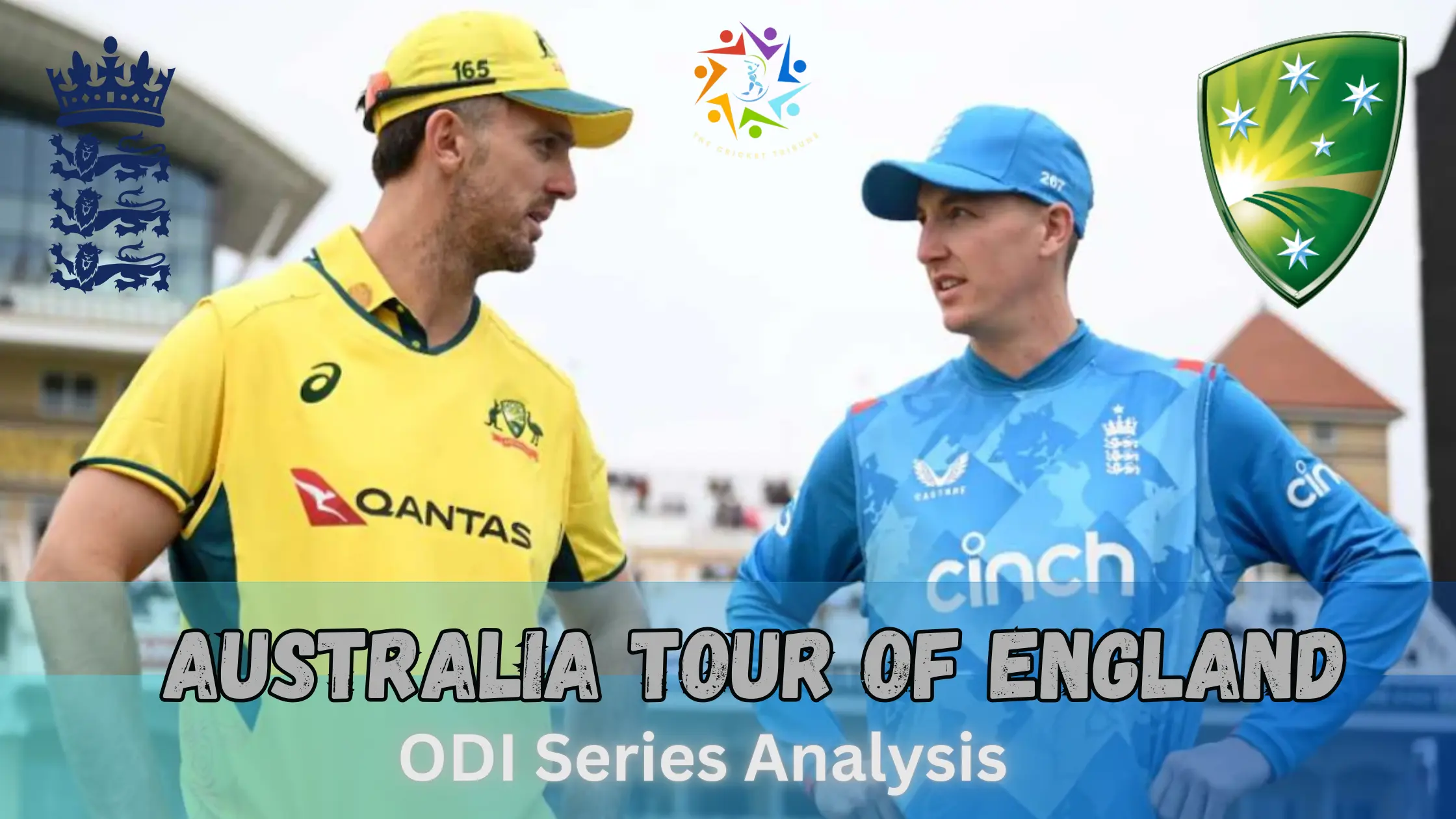 Captains, Harry Brook and Mitchell Marsh. England vs Australia ODI Series 2024